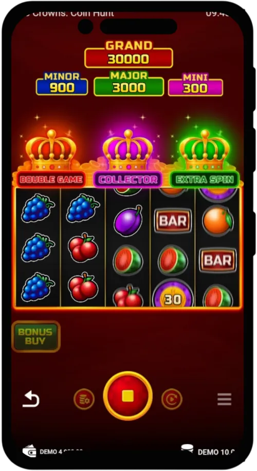 3 Crowns Coin Hunt demo za darmo na telefonie — wersja mobilna