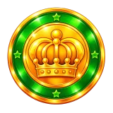 Green Crown — symbol bonusowy 3 Crowns Coin Hunt